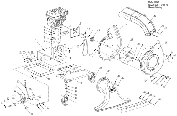 KATALOG CZĘŚCI Odkurzacz Weibang WBLV506C