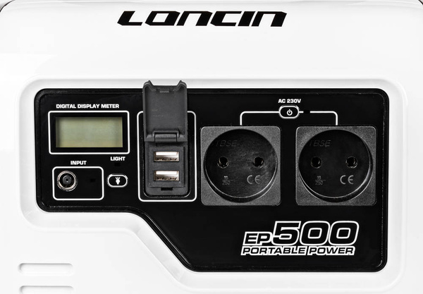 Stacja zasilająca Loncin EP500 500VA 230V/50Hz Powerbank 156000 mAh